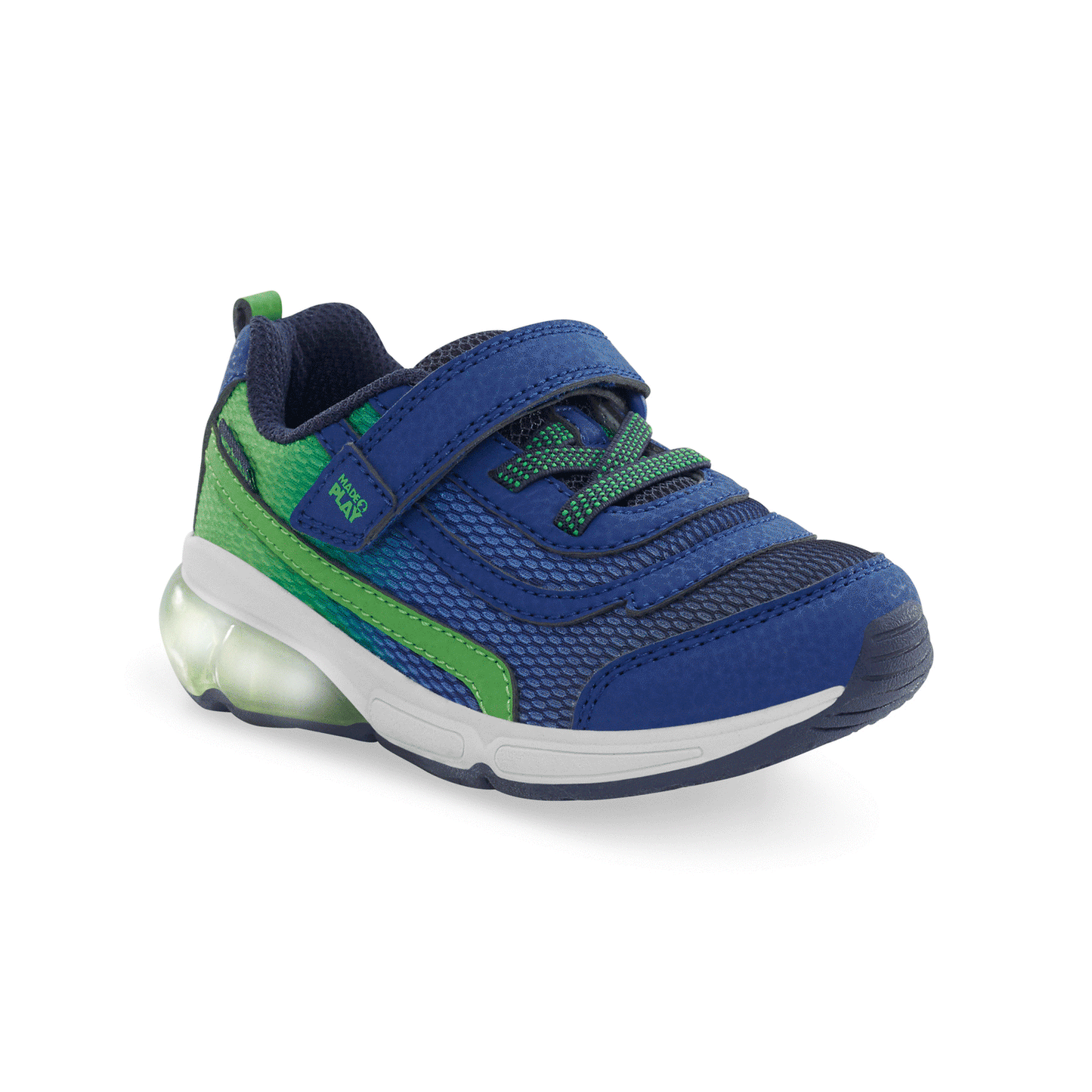 Stride Rite M2P Light-Up Surge Bounce Sneaker Navy WIDE