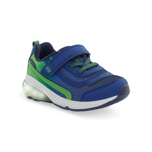 Stride Rite M2P Light-Up Surge Bounce Sneaker Navy WIDE