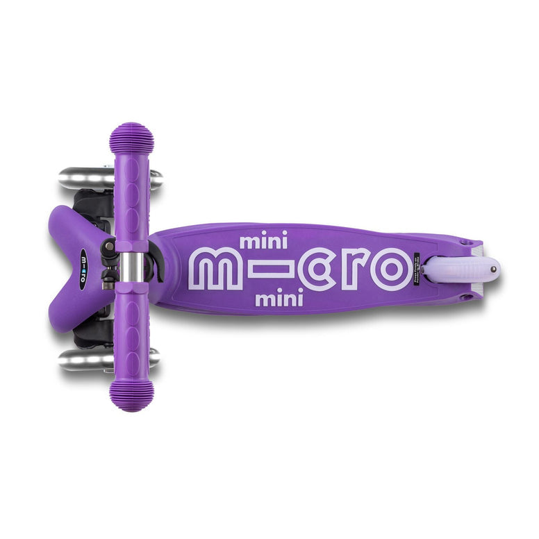 Micro Mini Deluxe Foldable LED Scooter Navy