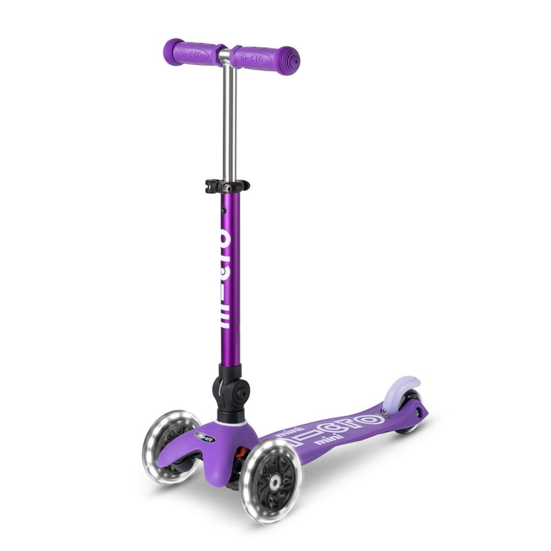 Micro Mini Deluxe Foldable LED Scooter Navy