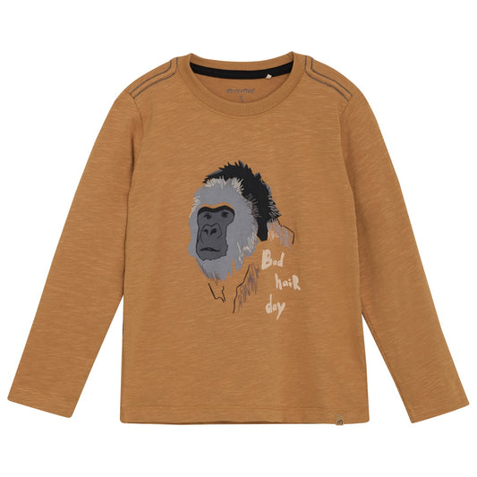 Minymo - Long Sleeve Wild Animal T-shirt - 5 years