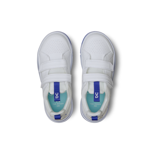 On The Roger Kids Lifestyle Shoe - White | Indigo