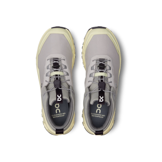 On Cloudhero Youth Mid Waterproof Shoe  Silver | Seedling