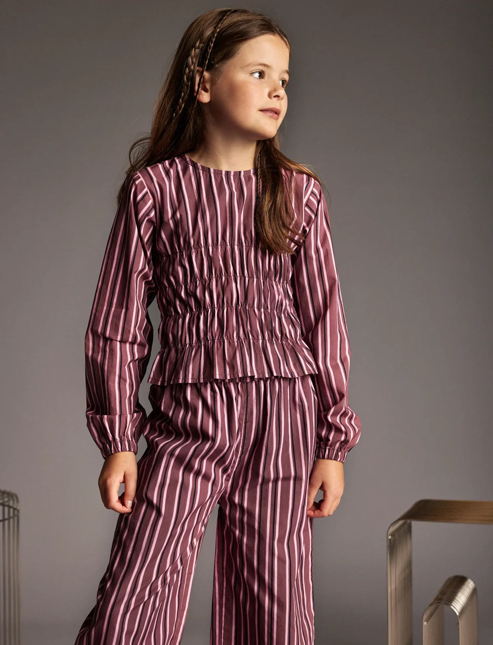 Creamie - Trousers Woven Stripe - 8Y