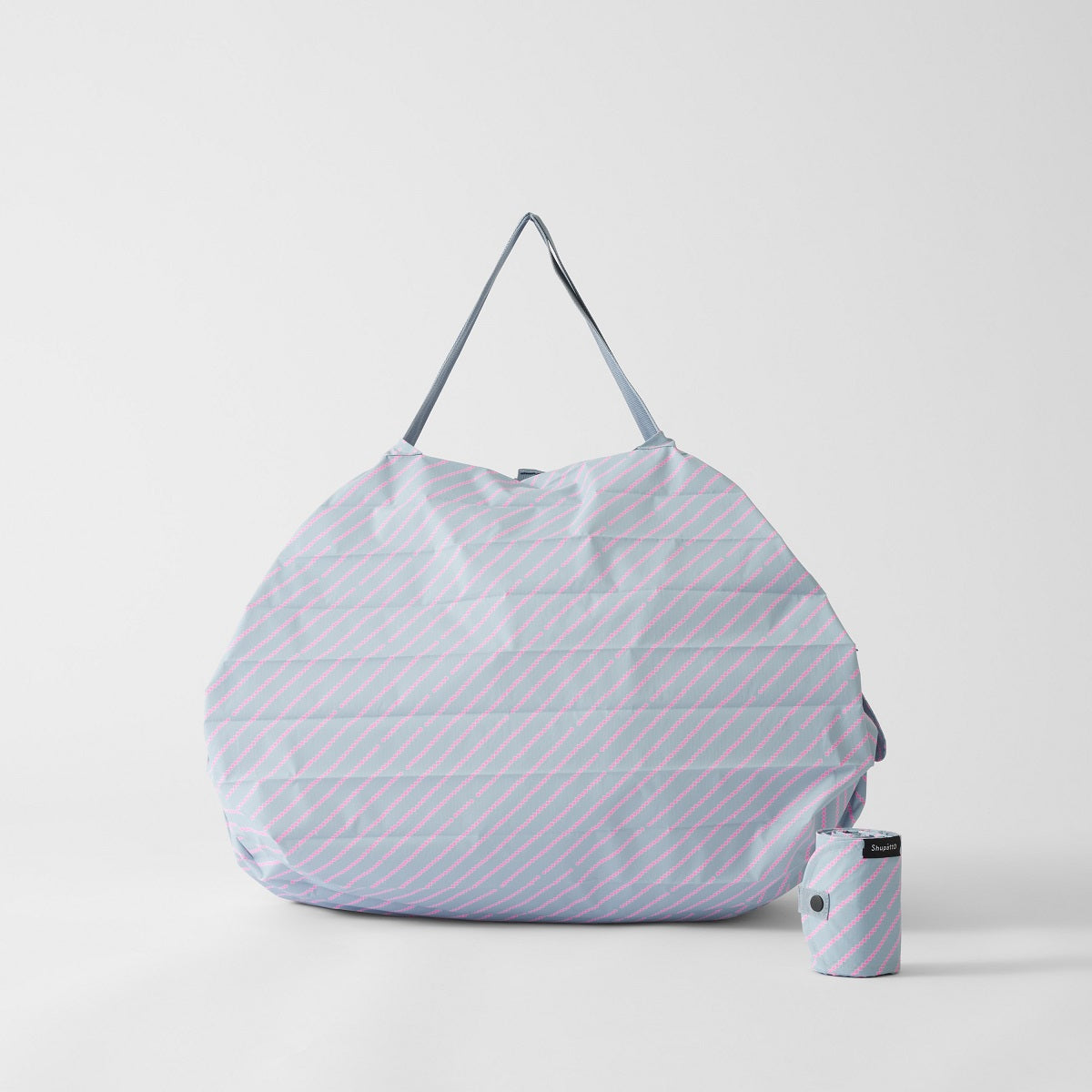 Shupatto Compact One-Pull Foldable Bag - Print - L