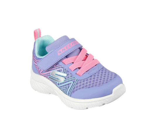 Skechers Microspec Plus Swirl Sweet machine washable sneaker for girls