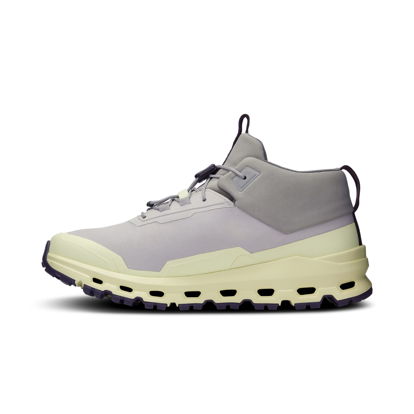 On Cloudhero Youth Mid Waterproof Shoe  Silver | Seedling
