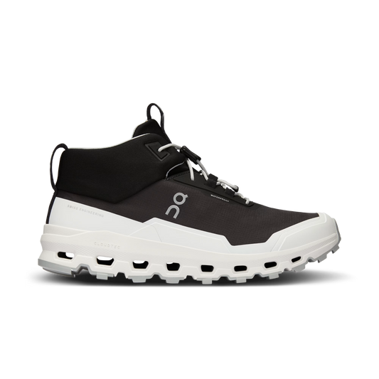 On Cloudhero Youth Mid Waterproof Shoe Black | White