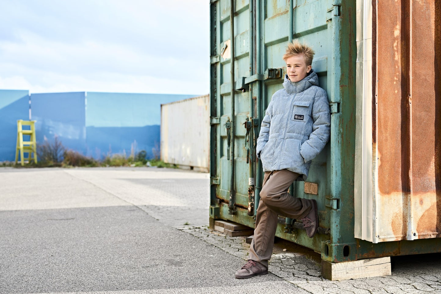 SE Color Kids - Jr. Puffer Jacket - Corduroy - 6Y