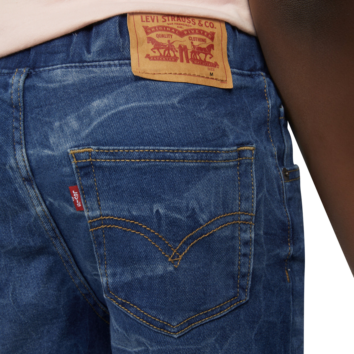 Levi's - Boys' Skinny Fit Pull On Dobby Shorts