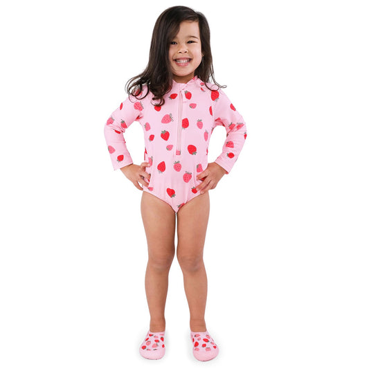 Jan & Jul - One Piece Long Sleeve Swimsuit