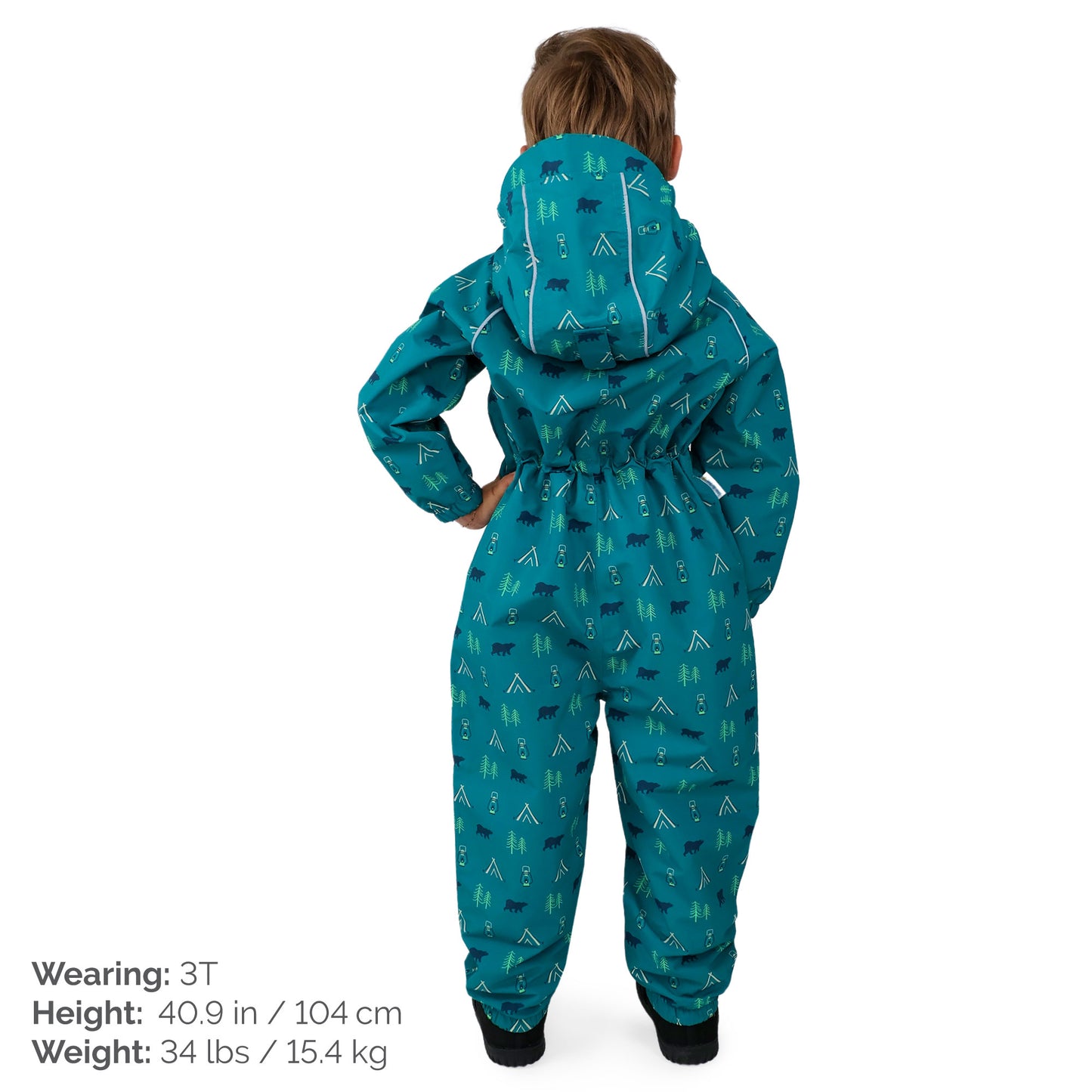 Jan & Jul - Kids Puddle-Dry Fleece Lined Waterproof Rainsuit