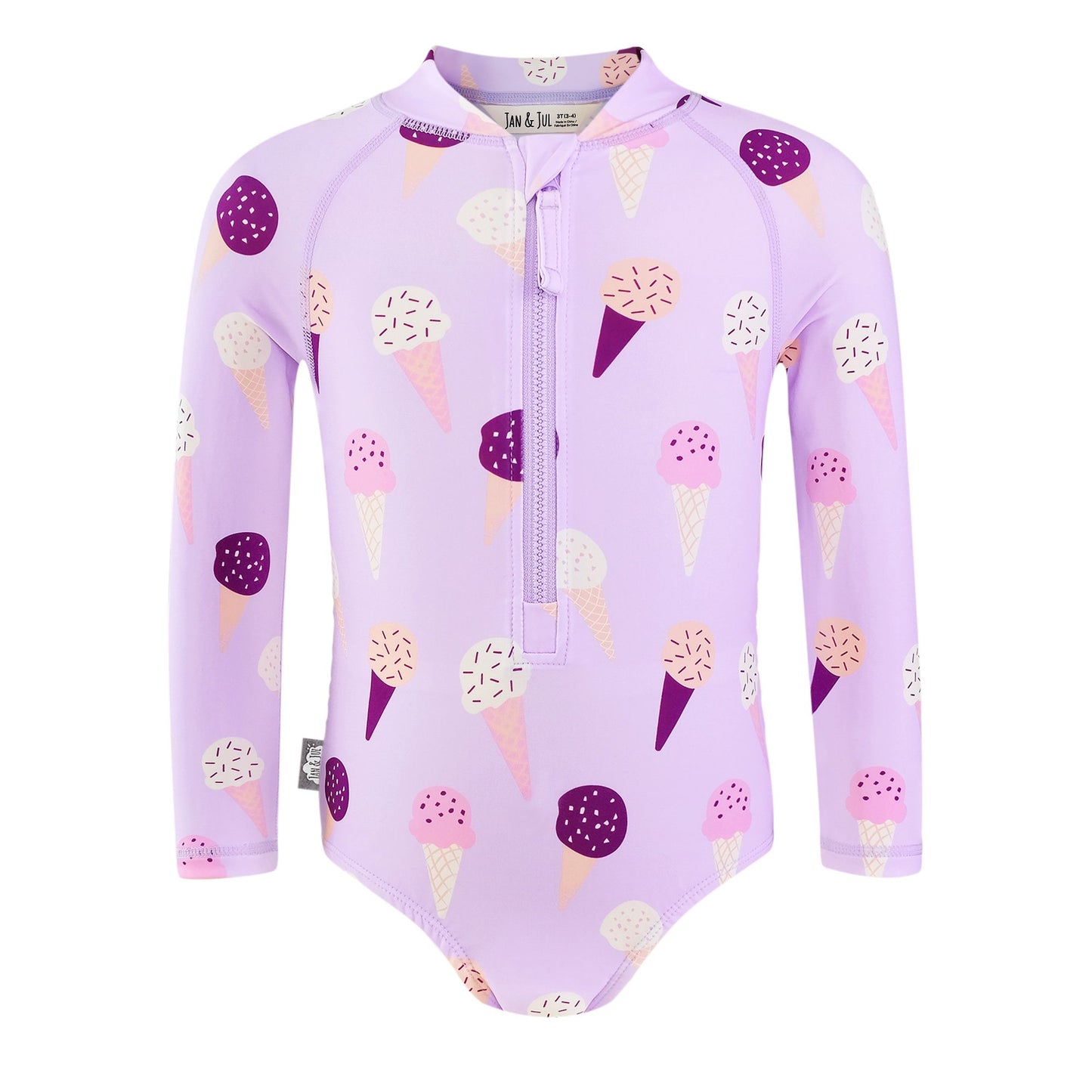 Jan & Jul - One Piece Long Sleeve Swimsuit