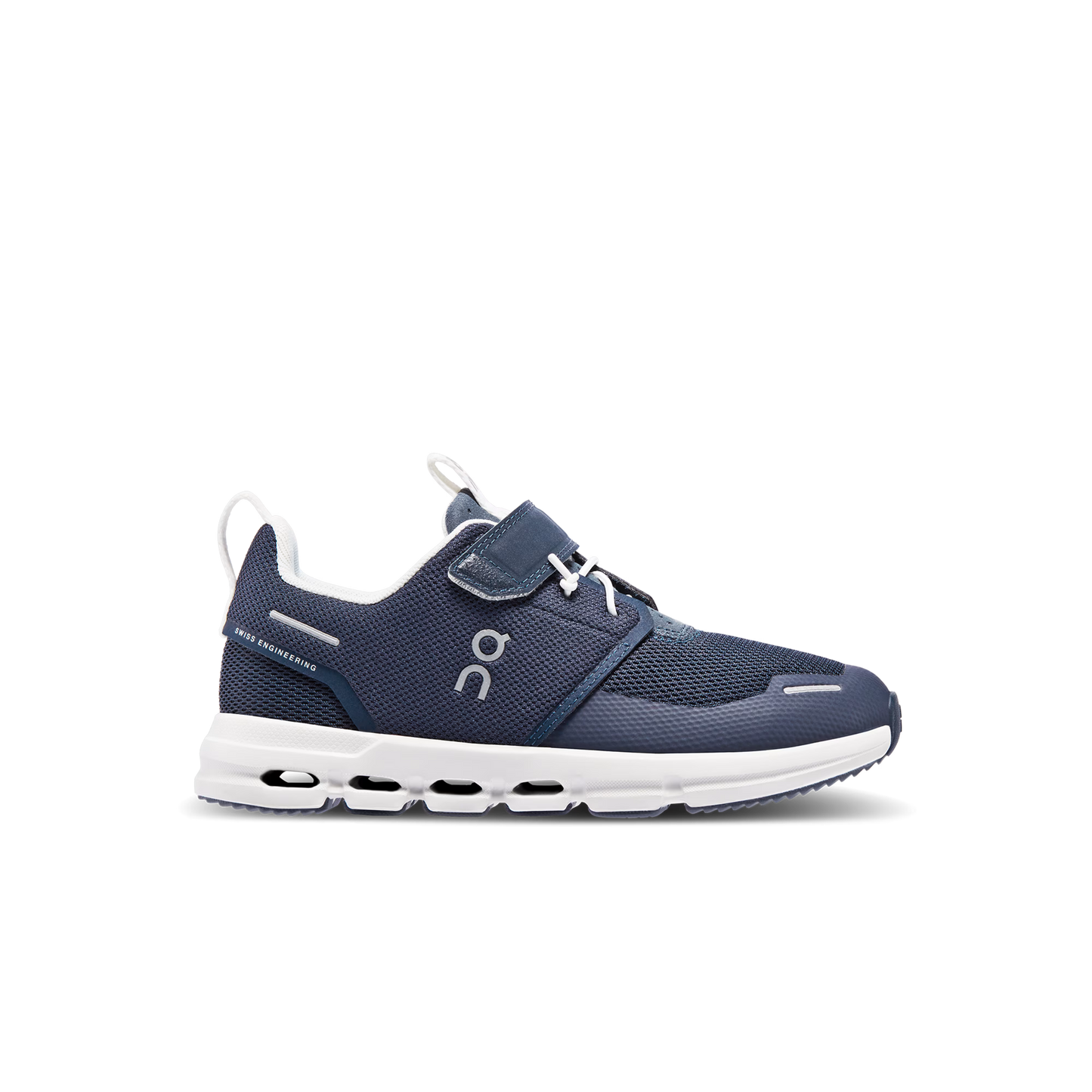 On Cloud Play Kids Running Shoe Midnight | White