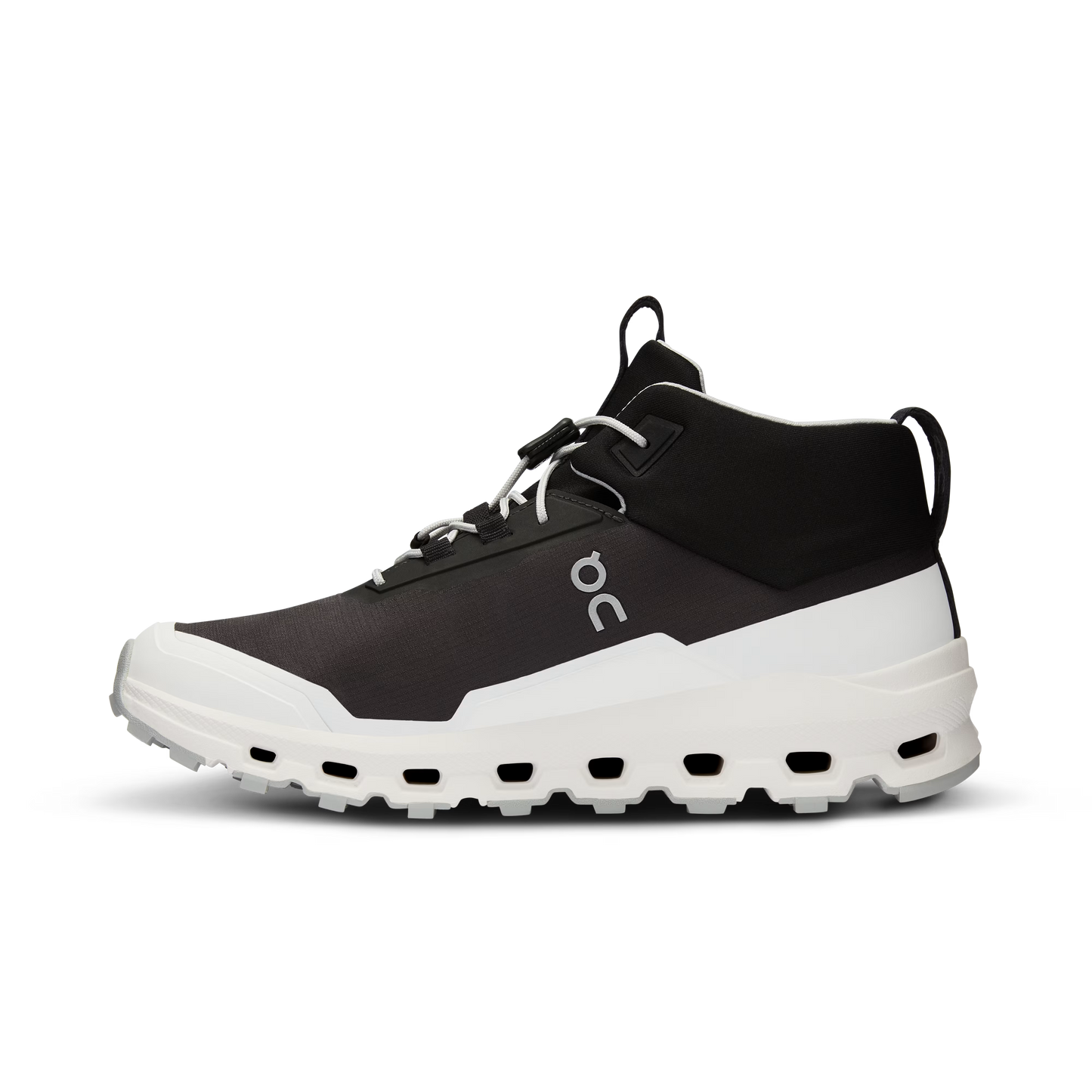 On Cloudhero Youth Mid Waterproof Shoe Black | White